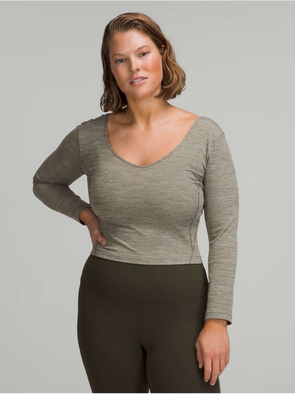 Lululemon Align Long Sleeve Shirt
Heathered Rover Size 2
